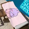 Towel Soft Cute Pool Gift For Travel Gym Shower Camping Quick Dry Sports Large Beach A-Asamimichan Cartoon Towel