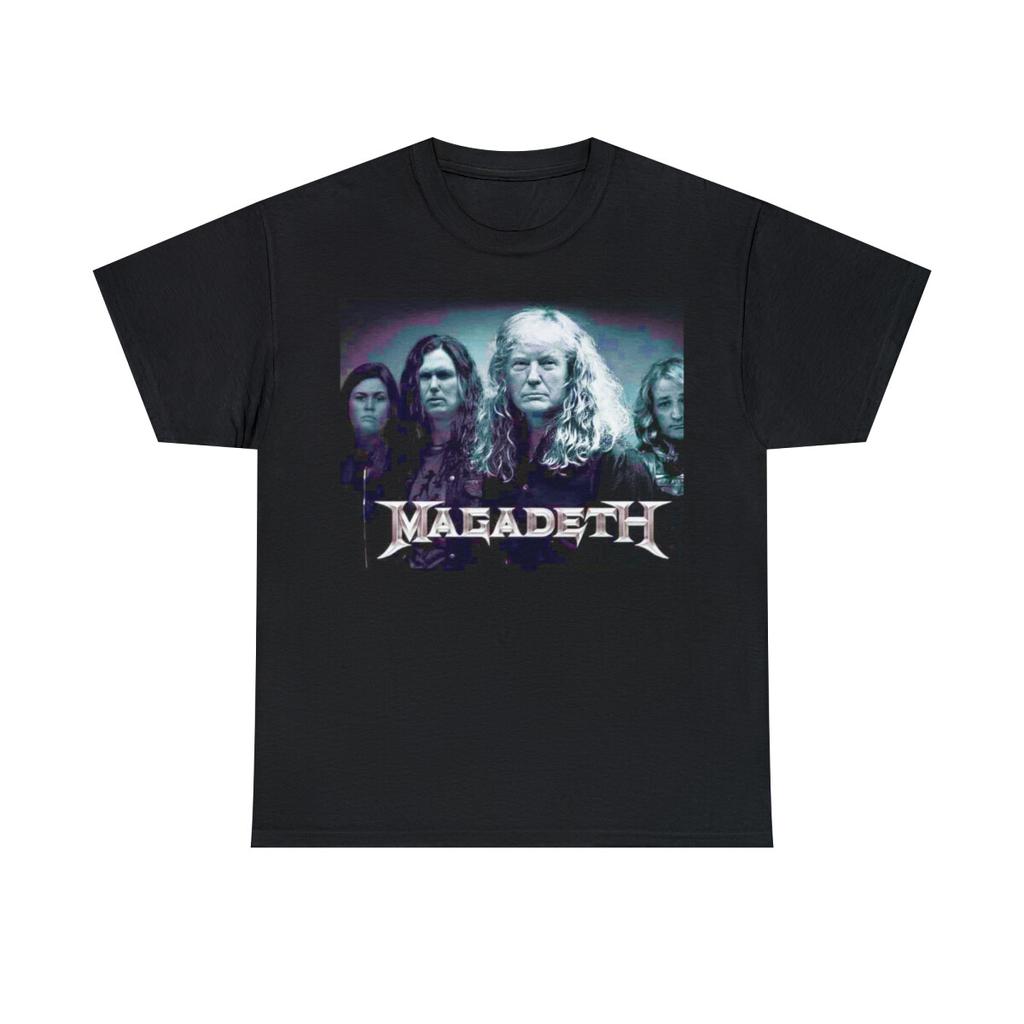 Trump's MAGA-DETH megadeth parody Unisex Heavy Cotton Tee