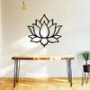 Lotus Flower Metal Wall Art – Mandala Design for Outdoor Decor, Elegant Metal Wall Accent for Stylish Home & Garden