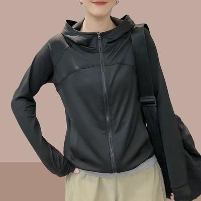 Women's Sun Protection Jacket with Ice Silk Hood and Thin Section for Summer Outdoor Sunscreen Clothing