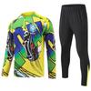 Brasilien Nationalmannschaft 2026-2027 Jubiläumsausgabe Langarm Fußball Trainingsshirt Herren Damen Jugend