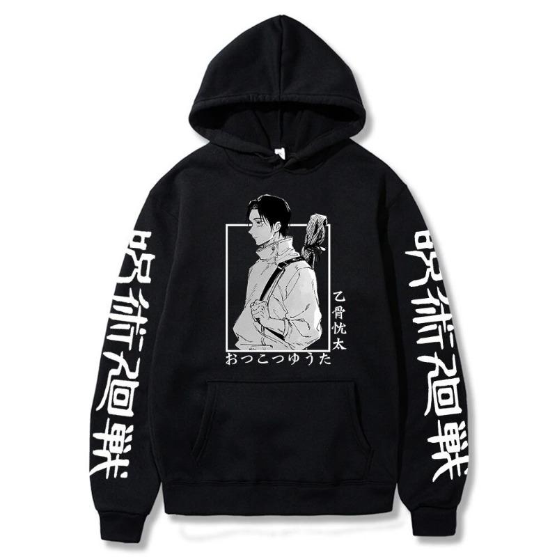 Anime Hoodie Hip Hop Men Women Loose Long Sleeve Autumn Pullover Print Hooded Sweatshirt