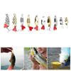 with Treble Hooks Spoon Lures Kit Hard Fishing Lure Kit Spinner Fishing Lures Set  For Trout