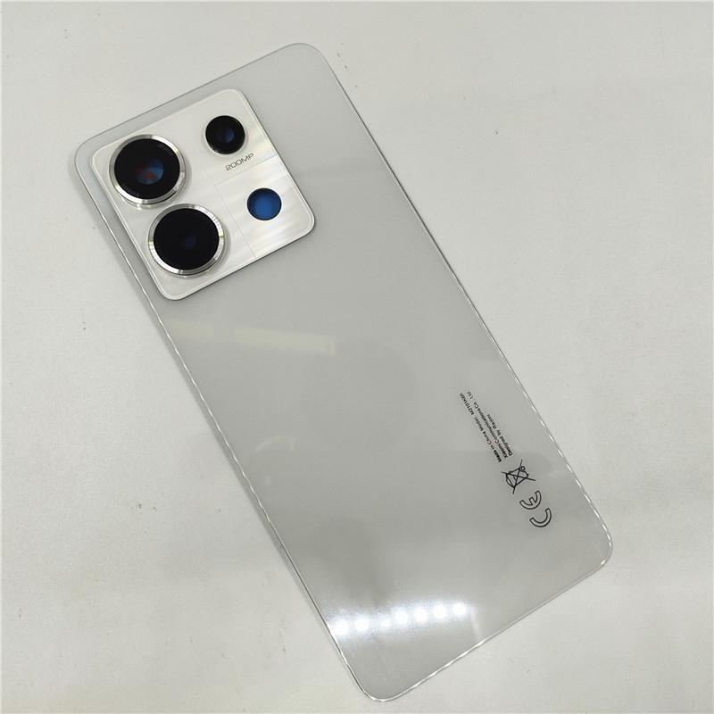 Cache Batterie Pour Xiaomi Redmi Note 13 Pro 5G 2312DRA50C Pièces de Rechange Boîtier Arrière en Verre