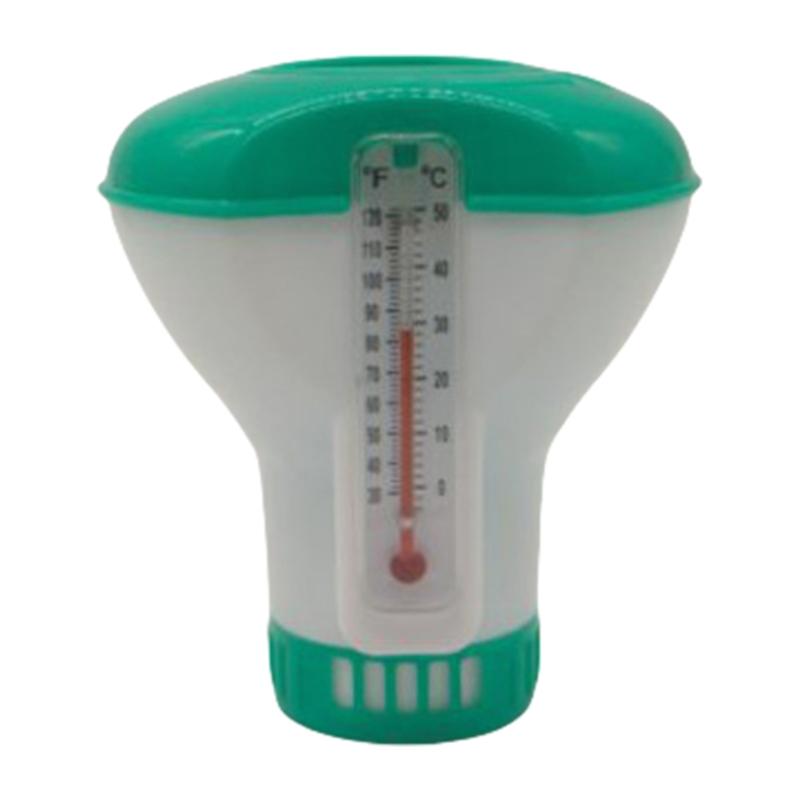 Хлор Бром Таблетки Плавающий Дозатор Плавающий Дозатор для Бассейна Химический Поплавок с Термометрами 1