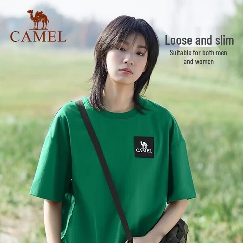 CAMEL Unisex Outdoor Quick-Dry Crew Neck T-Shirt XL
