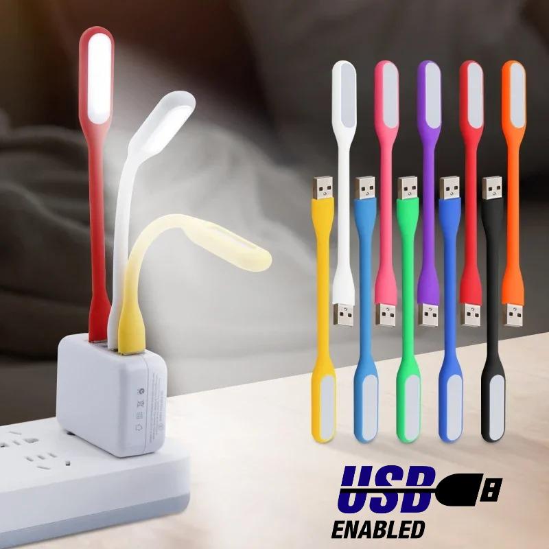 Mini Book Light Portable USB 5V LED Reading Lamp Foldable Camping Night Lights Table Lamps for Power Bank Notebook Laptop