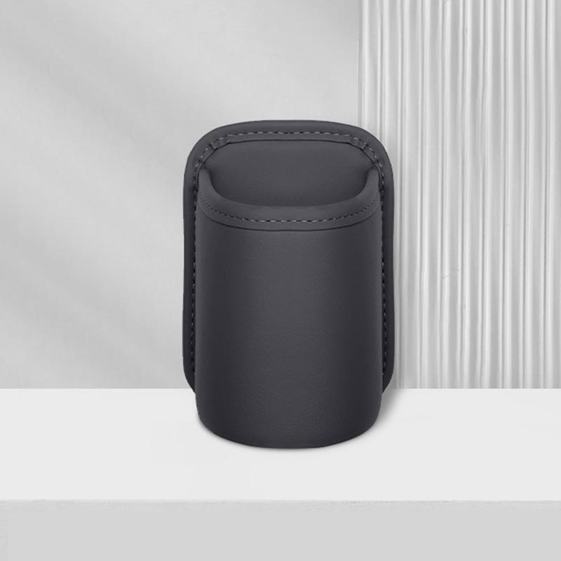 Autotür Becherhalter Leder Aufbewahrungstasche Universelles Rückseiten-Clip-Design Getränkehalter Organizer Box Wasserdichte Sitzrücken Aufbewahrungstasche