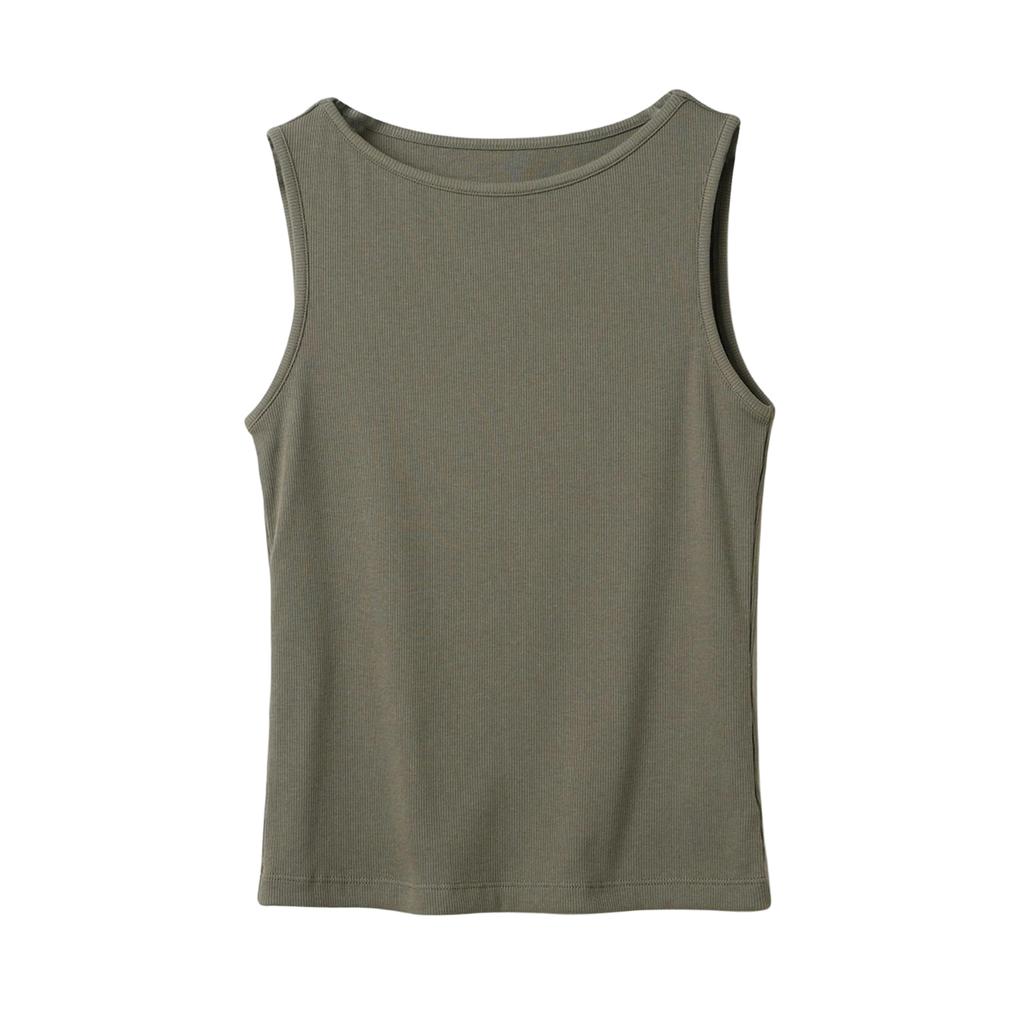 Damen I-förmige Weste mit einem Kragen und ärmellosem Unterhemd, Camisole Top