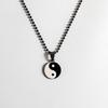 Ethnische Chinesische Yin Yang Tai Chi Halskette Rund Edelstahl Lebensbaum Halsketten Für Männer Taoistischer Schmuck