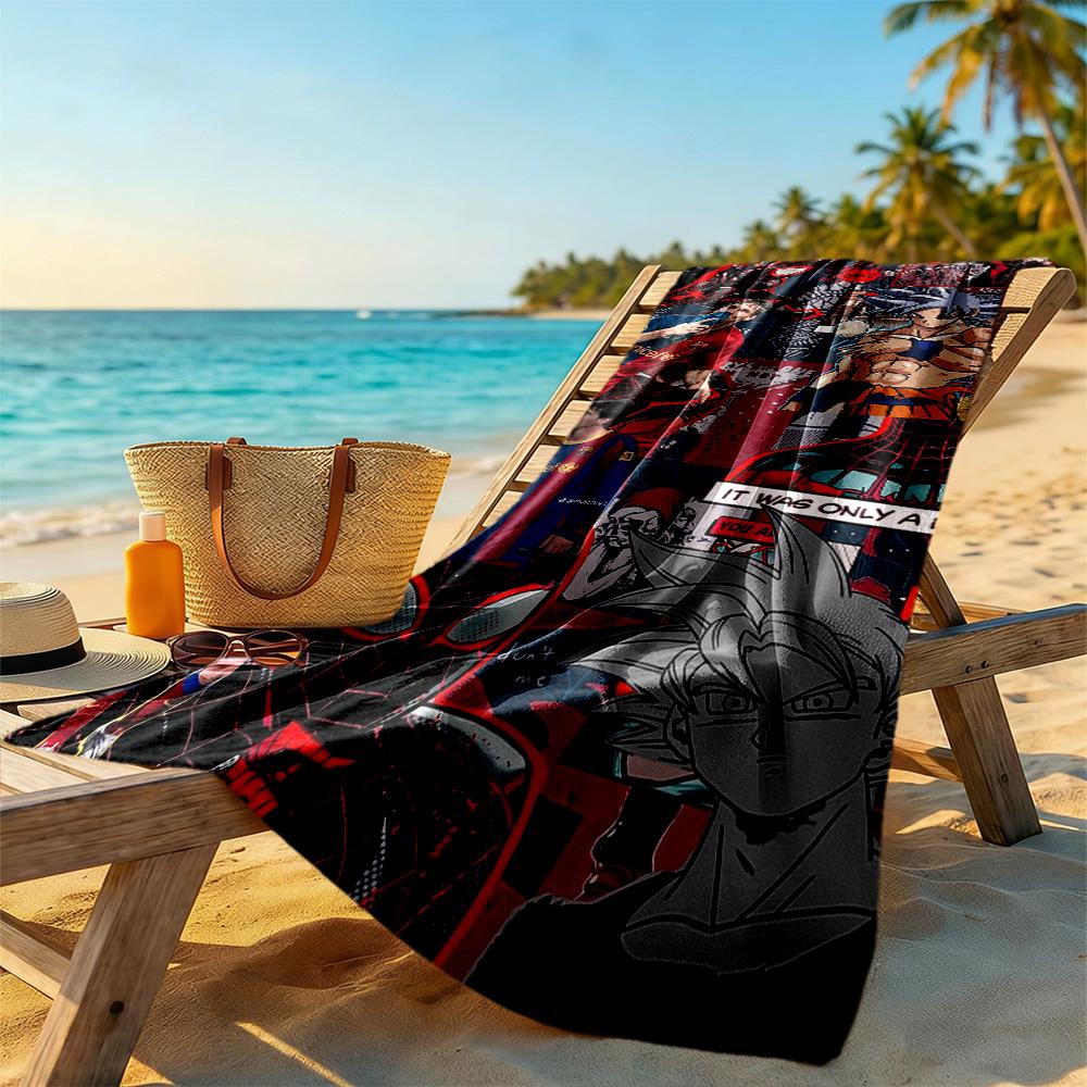 Messi Strandtuch Weich Langlebig Schnelltrocknend Bequem Leicht Ideal für Reisen, Outdoor, Schwimmen, Pool, Yoga, Surfen, Camping, Wandern, Fitnessstudio, Geschenk, Urlaub