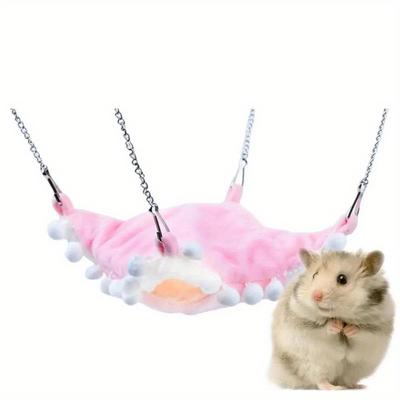Pet Hamster Hammock Bunk Bed House Toys Cage For Sugar Glider Hamster Small Animal Guinea Pigs Perch Hanging Bed Pet Accessories