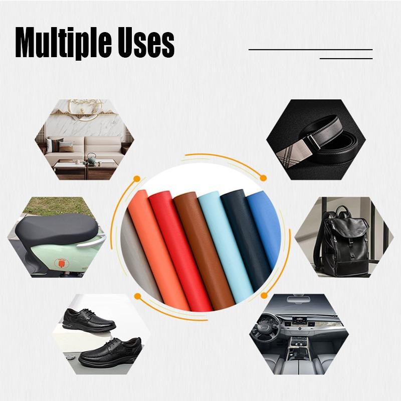 Reparaturflicken Selbstklebende Leder PU-Leder Aufkleber für Autositze Möbel Leder Kleidung Tasche Sofa Reparatur Autozubehör
