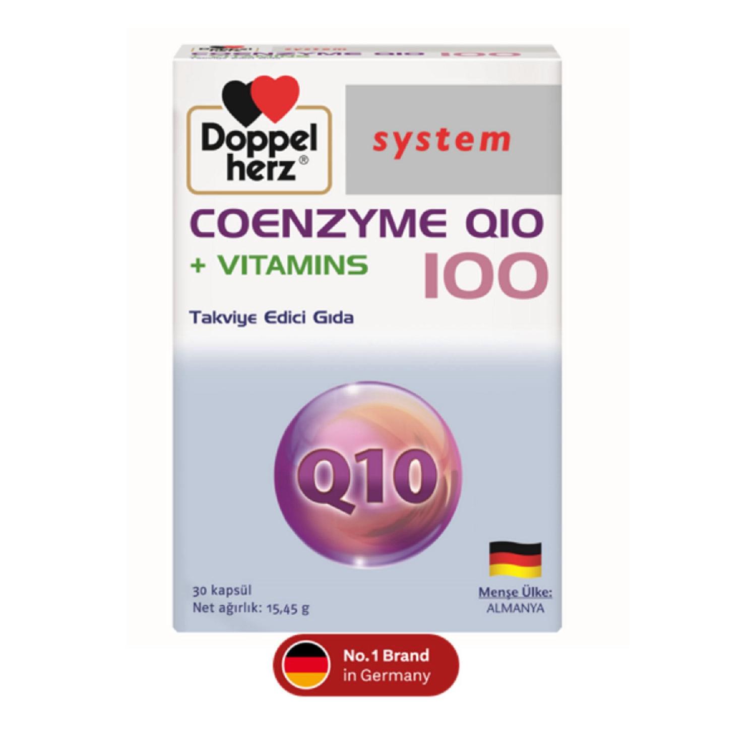 

System Coenzyme Q10 100mg Vitamins 30 Capsules