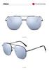 8092 New Men's Polarized Aviator Sunglasses - Large Frame, Fashionable & Trendy for Driving