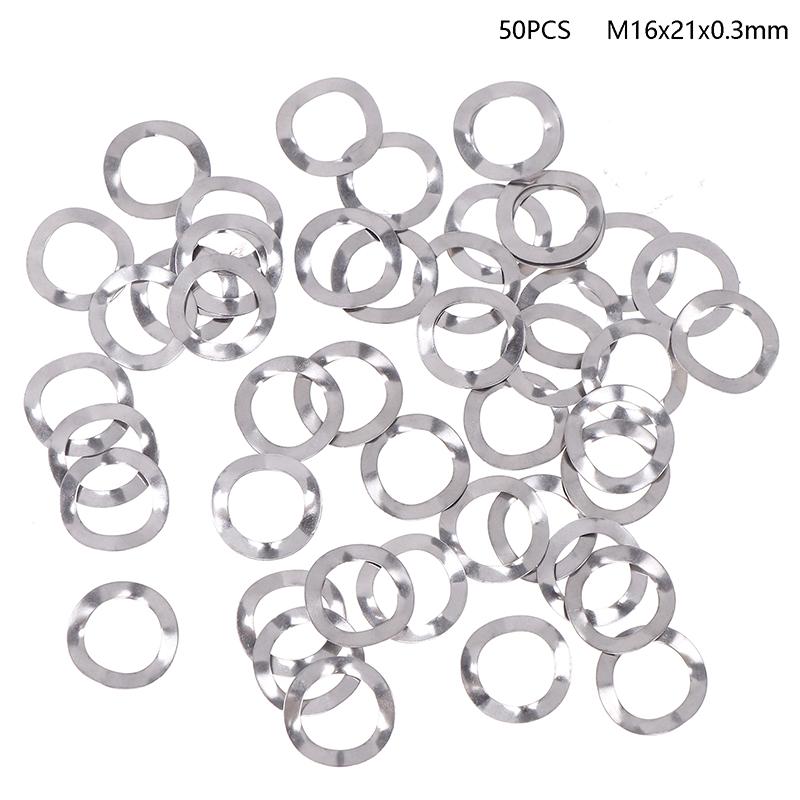 

100/50/20 шт. M6 M8 M10 M12 M16 M19 M21 M25 304 нержавеющая сталь три волны гребень типа пружинная шайба прокладка для подшипниковых валов