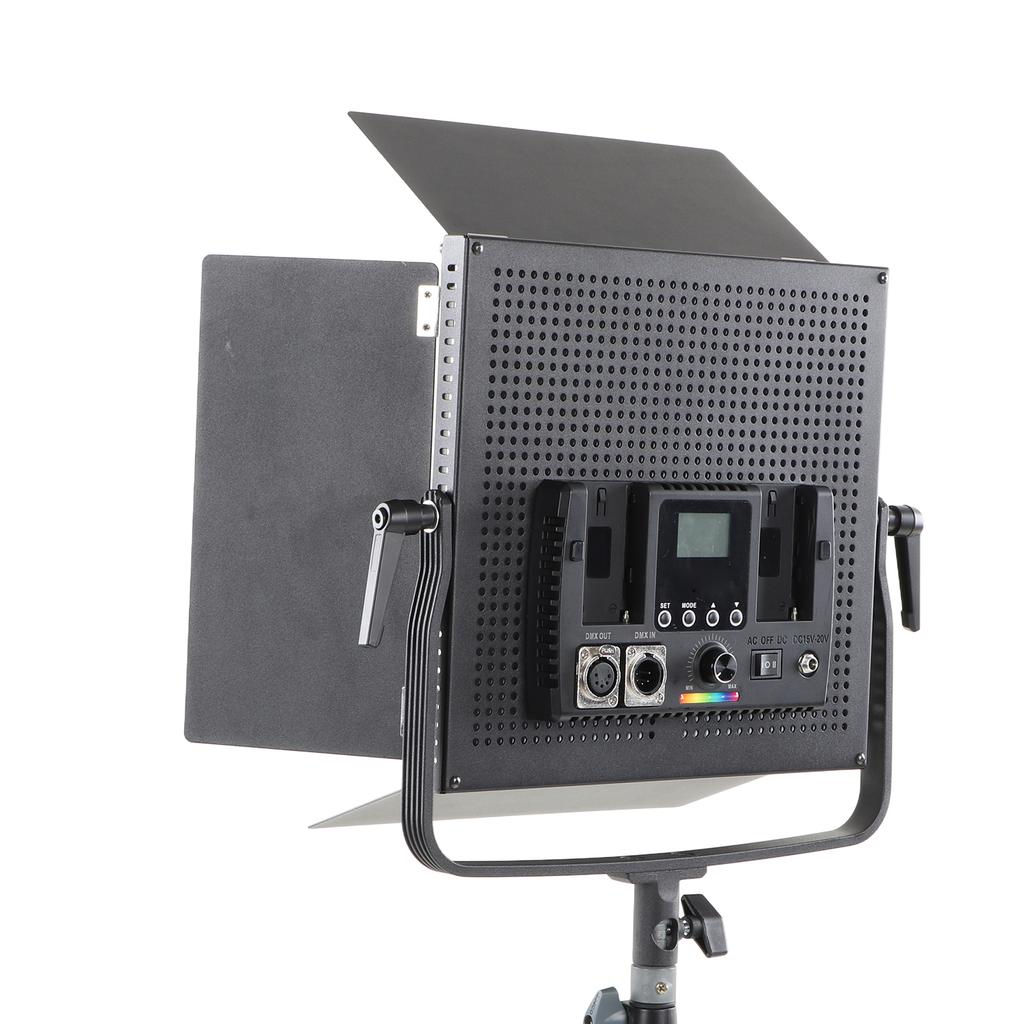 Led Video Light Panel Lighting Kit Portable Indoor Studio Full Color Ambient RGB Flat Panel Light 60W 100‑240V UK Plug