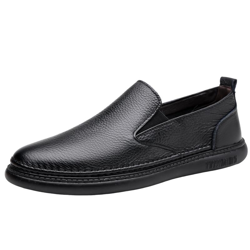 

Fashion Spring Autumn Hot Selling Men s Loafers Commuting Daily Men s Flat Bottomed Driving Shoes Soft Soled Comfortable Work Shoes 38 чёрный