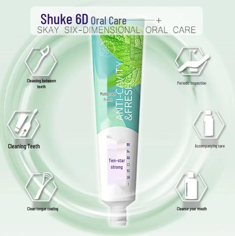 Shuke U-Shaped Oral Care 5-in-1 Family Pack