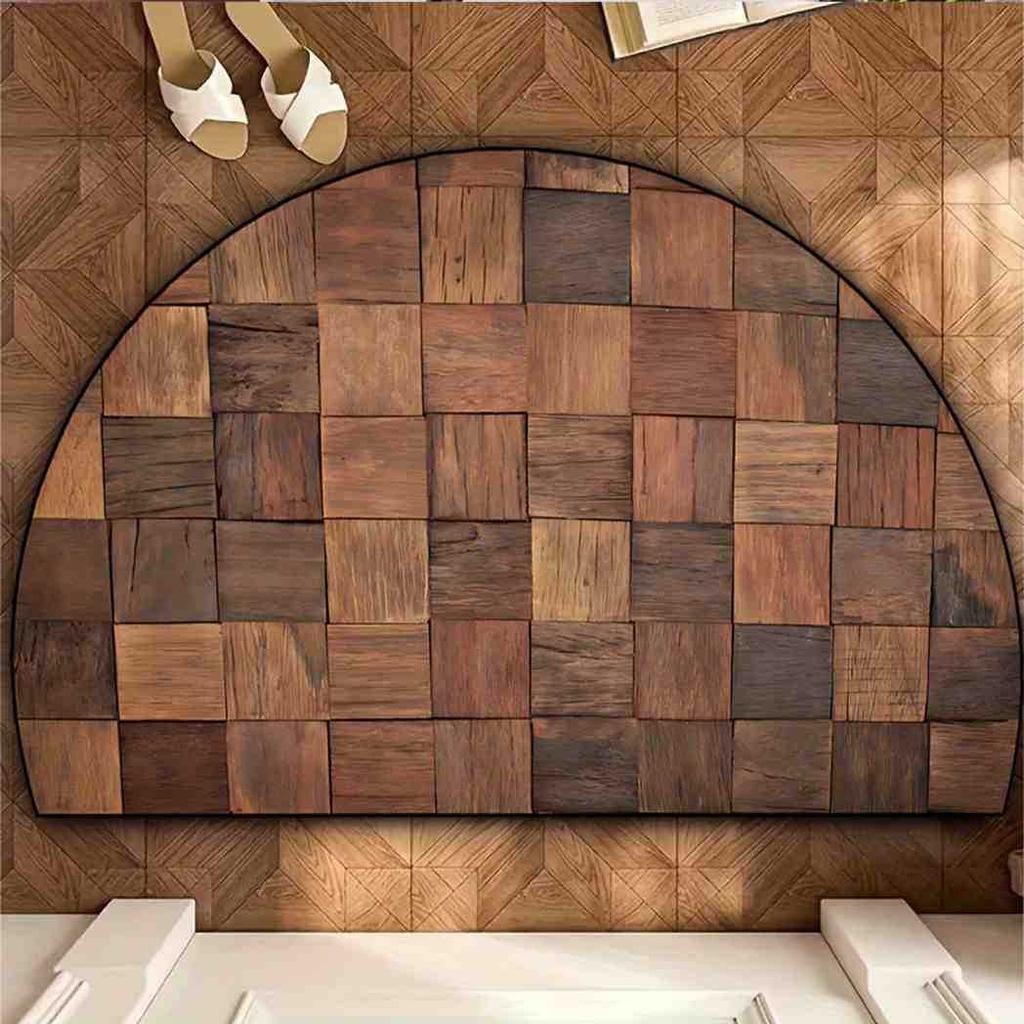 Light Luxury Home Floor Mat Household Non-Slip Crystal Velvet Floor Mat Entrance Door Water-Absorbing And Dirt-Resistant Floor Mat