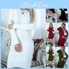Elegant Autumn And Winter Knit Sweater Dress With Chic Strap Design For Women