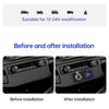 Power Adapter Outlet Accessories 12-24V Car Charger Socket Splitter Double USB Charging For Car Motorcycle