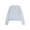 In-Stock MARDI Spring V-Neck Satin Black Heart Casual Sweater for Women
