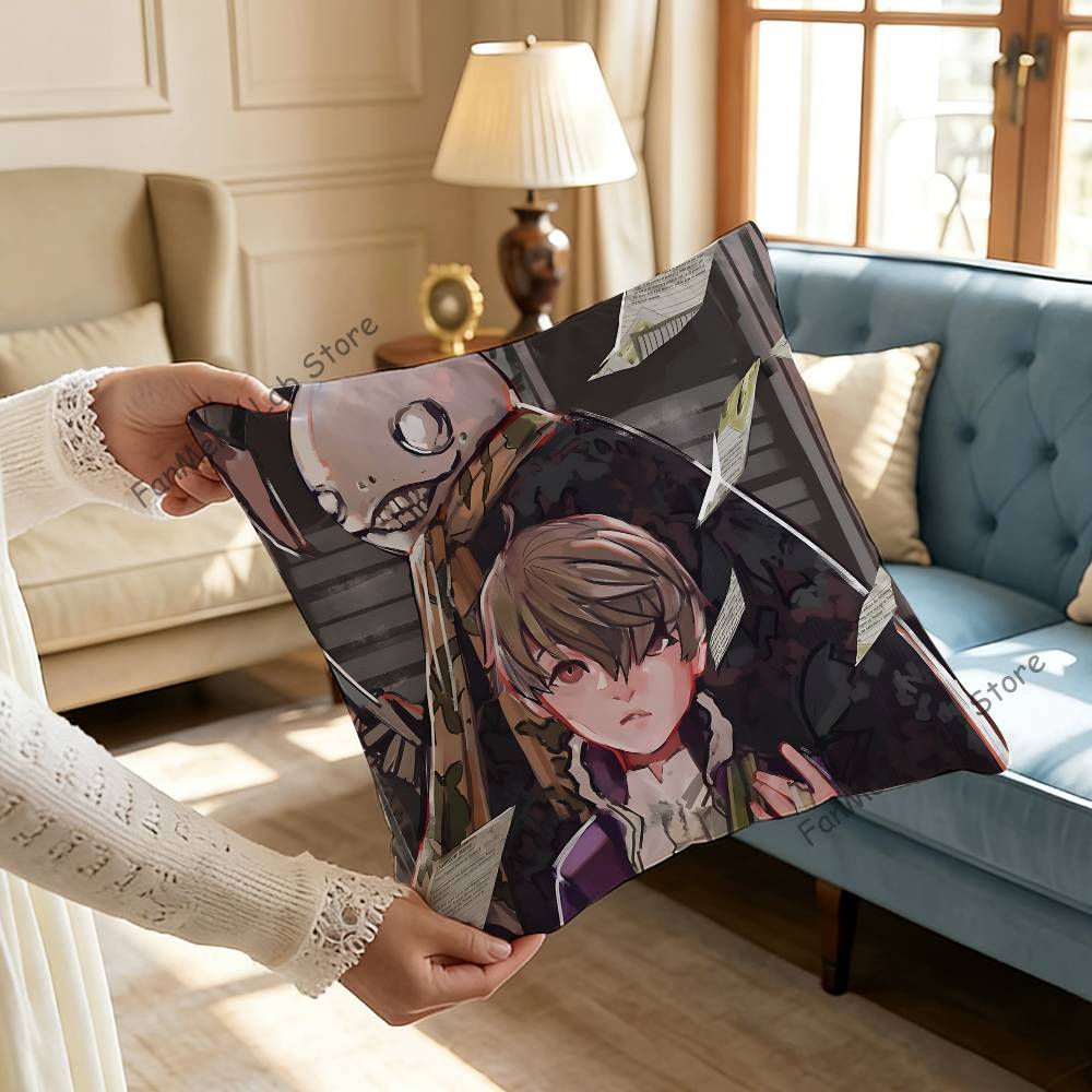 NNier RReplicant Emil Printed Pillow Cover Cushion Case Simple Sofa Pillow Case No Pillow Core