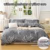 Leaf Floral Pattern Duvet Cover Set Soft And Skin-Friendly Duvet Cover Bedding Set For Hom