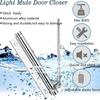 Door Closer Outdoor Bar Door Closer Interior Stainless Steel Adjustable Door Recliner Lightweight Automatic Spring