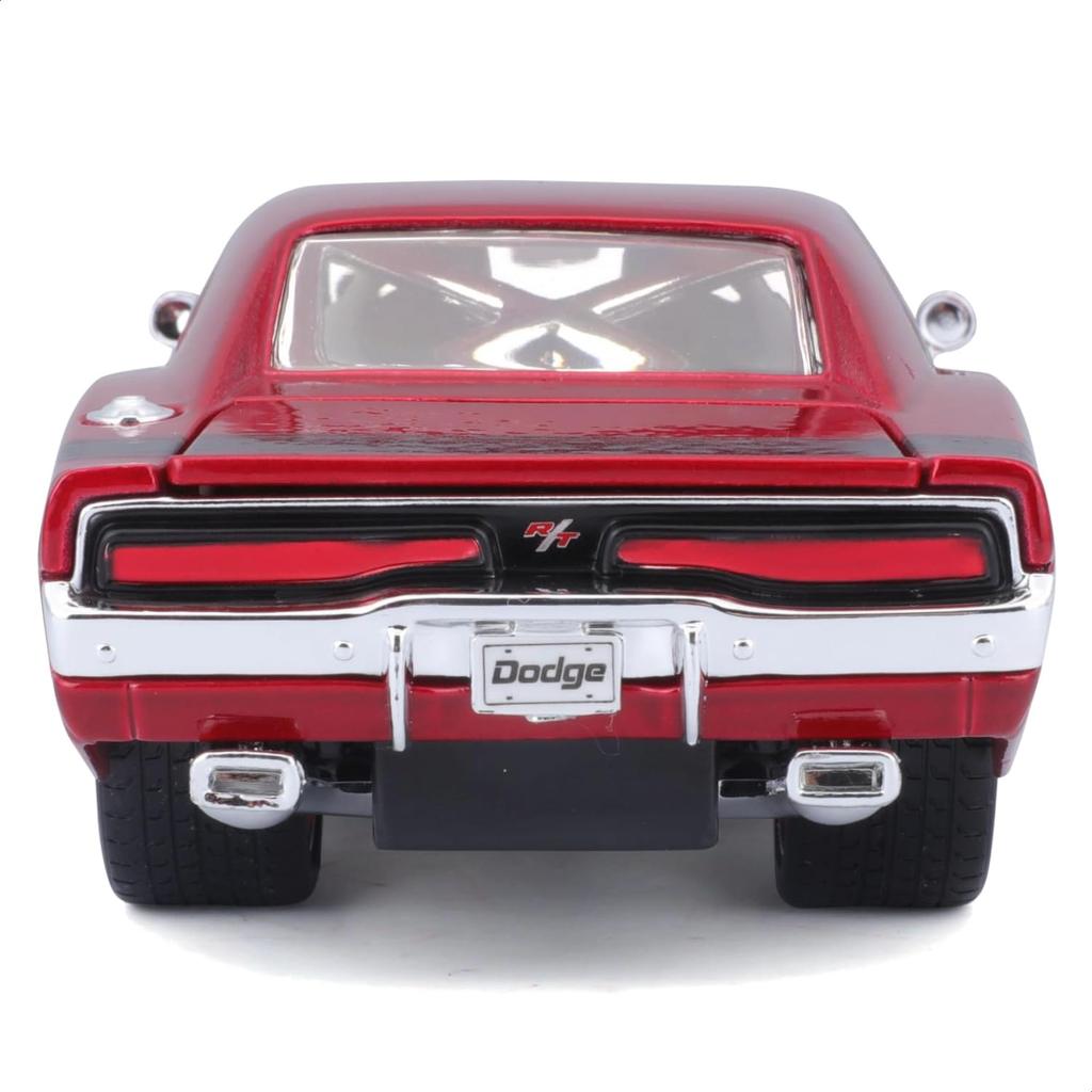 Maisto Scale Dodge Charger 1969 Red Custom Classic Muscle Series Diecast Model Finished 32537 1/25 R/T / Car, Product,