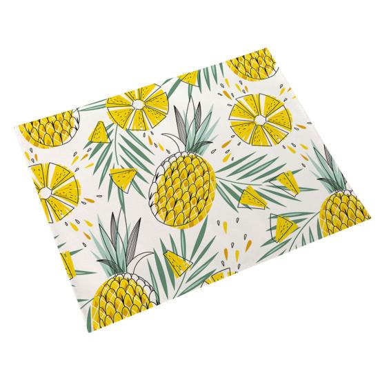 Unique Waterproof Heat Insulation Reusable Machine Washable Pineapple Table Pad for Restaurant Bowl Pad
