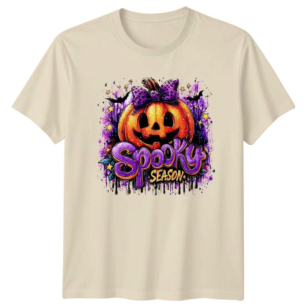Spooky Season Halloween Pumpkin Unisexs TShirt Unisexs Tee Graphic Unisex