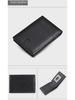 Carbon Fiber Men's RFID Anti-Theft Leather Wallet with AirTag Apple Positioning Tracker