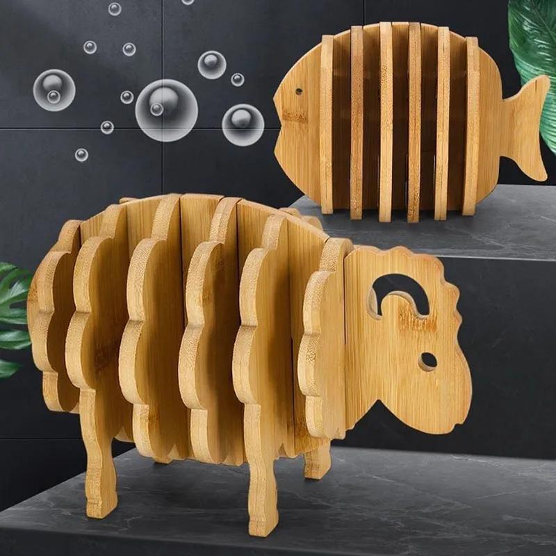 Multi Wood Tray Wood Saucer Flower Pot Tray Cup Pad Coaster Plate Kitchen Decorative Plate Creative Coaster Coffee Cup Mat