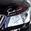 1Pc Sports Car Decals Water-Repellent Auto Body Lamp Eyebrow Vinyl Scratch Cover Decals Durable Decoration Vehicle Accessories