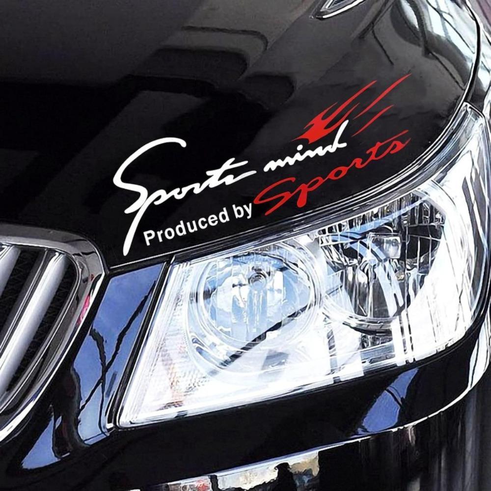 1Pc Sports Car Decals Water-Repellent Auto Body Lamp Eyebrow Vinyl Scratch Cover Decals Durable Decoration Vehicle Accessories
