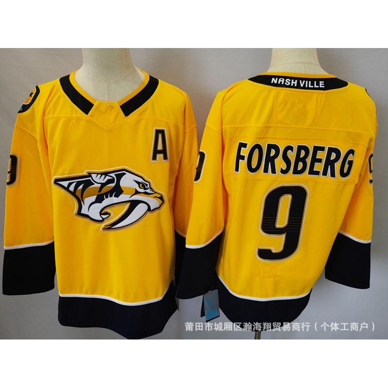 Maglia da Hockey su Ghiaccio Nashville Predators 81 91 59 Ricamata Adulto Uomo Uniforme Sportiva di Squadra Sport Invernali
