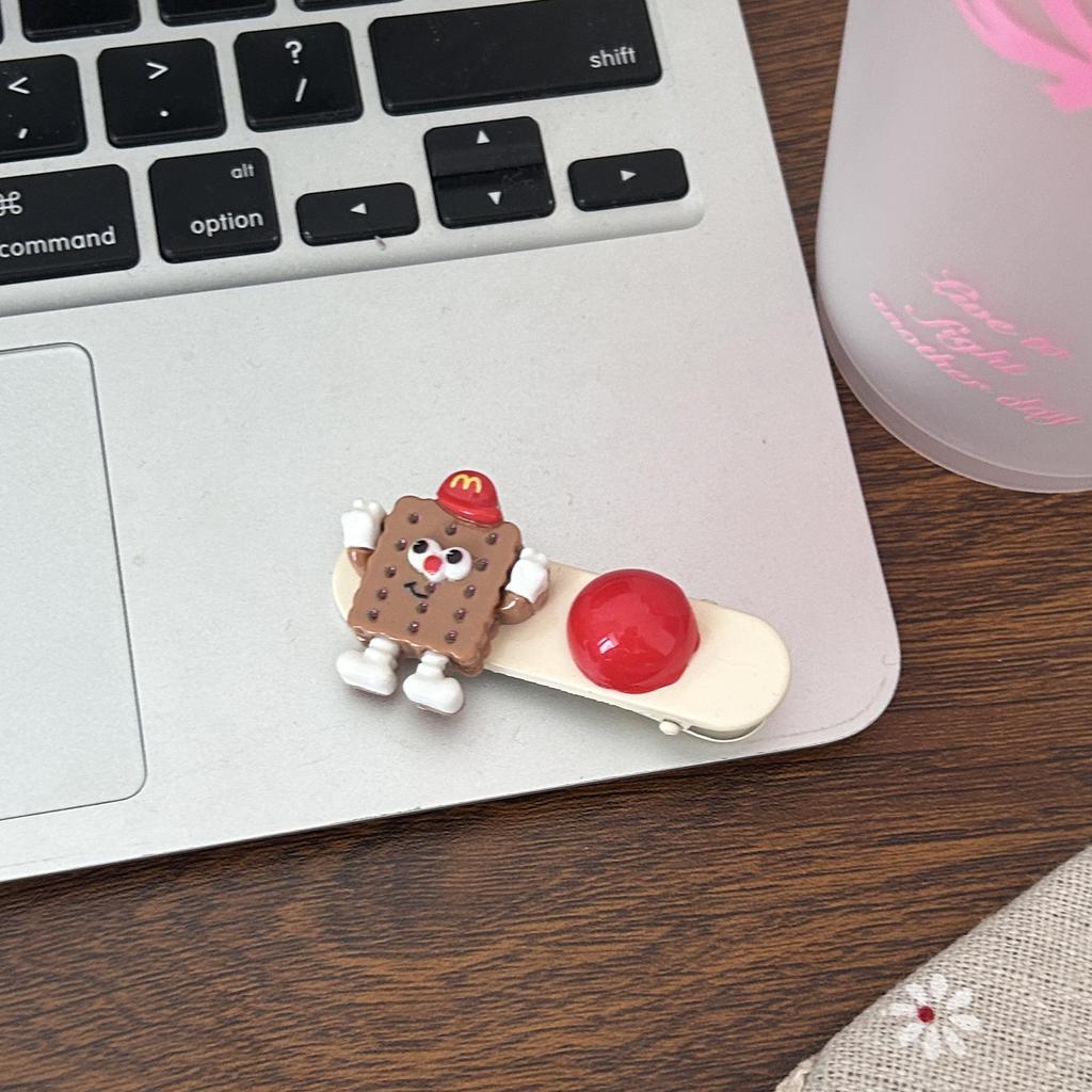 Cute Cartoon Jelly Bean Hair Clips - Fun and Sweet Accessories for Girls