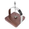 Napkin Holder Exquisite Stainless Steel Walnut Napkin Dispenser with Weighted Arm for Kitchen Restaurant Hotel