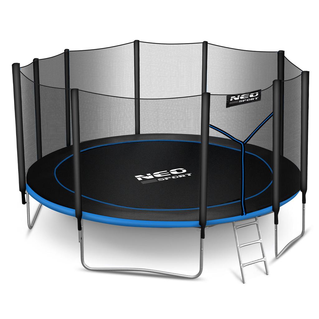 Neo-Sport Garden Trampoline 15Ft/ With Outer Net And Ladder
