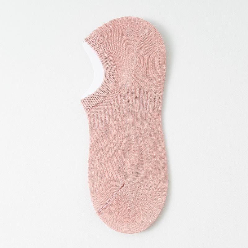 Damen Sommer Dünne Baumwolle Unsichtbare Mesh Atmungsaktive Fersen Socken