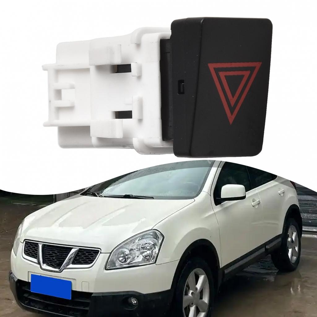 Black Hazard Light Switch For Nissan For Qashqai J10 2007 2013 Vehicles