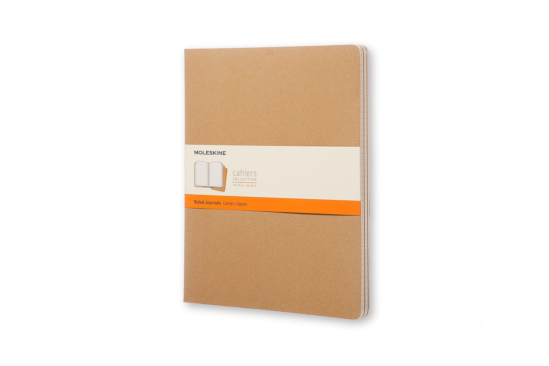 

Moleskine Notebook Cahier Journal Lined XXL Kraft QP431