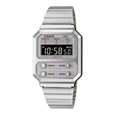 Revival Design A100WE-7B Digital Wristwatch Men's Silver Gray