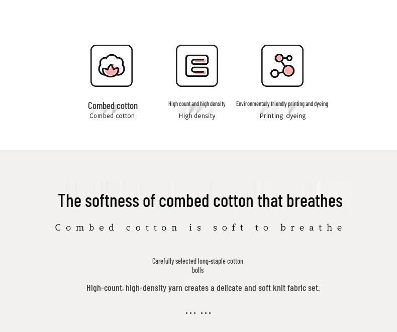 Pure Cotton All-Season Four-Piece Bedding Set