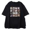European and American cat puzzle creative printing men's and women's T-shirts beach breathable funny large size casual short-sleeved tops