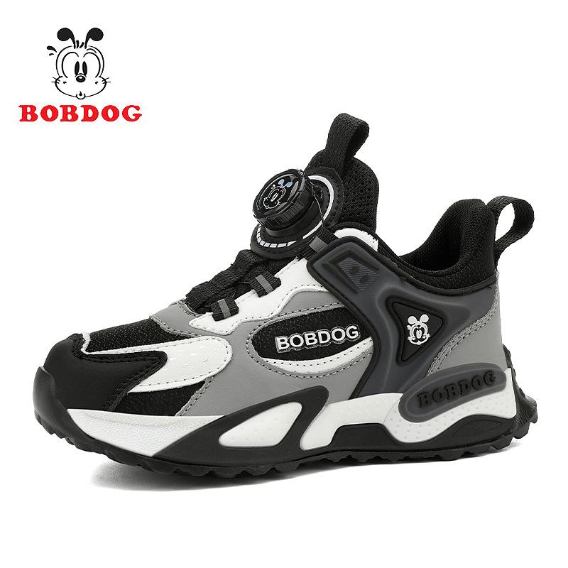 

Babu Bean Classmate Boys Shoes 2025 New Autumn Leather Waterproof Boys Rotating Button Children s Sneakers 39