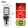 2Pcs Super Bright T15 W16W Car Led Lights Canbus No Error 4014SMD For Car Accessories Interior Lamps Tail Reverse Lights 12V