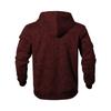 Men Heather Full Zip Hoodie Jacket, Drawstring Hood Long Sleeve Sweatshirt With Zipper Arm Pocket Lightweight Casual Outdoor Workout Hooded Coat